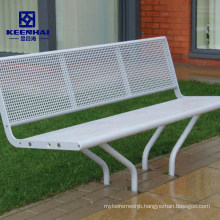 Keenhai Professional Custom Stainless Steel Park Bench Garden Chair
